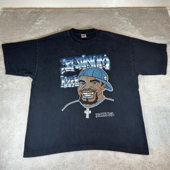 TND Tornado Activewear Other - Vintage Y2K TND Platinum Ice Graphic T-Shirt Mens 3XL Black‎ Hip Hop Streetwear